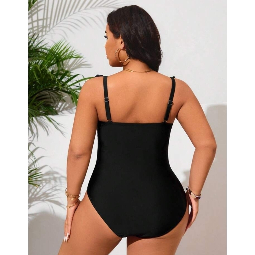 FLOERNS - XL Animal Print One-Piece Swimsuit - Picture 2 of 10